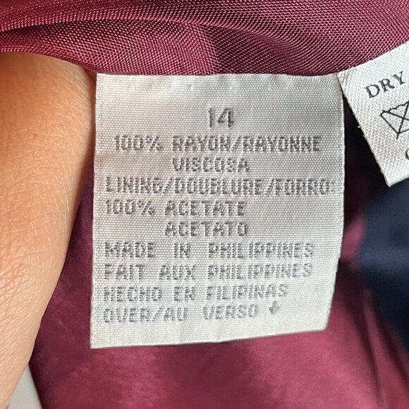 Vintage navy blue double breasted blazer jacket - Picture 5 of 6